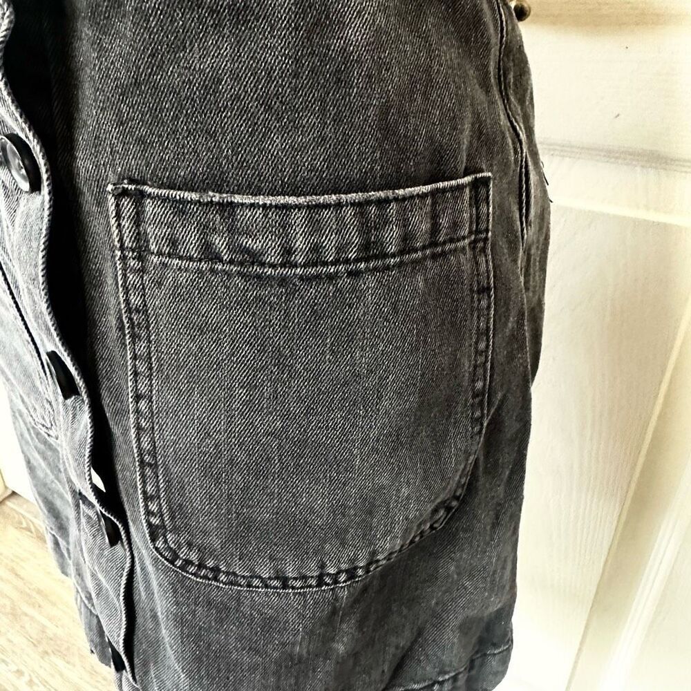 Free People Don’t Get Me Wrong black denim skirt size 27 - Picture 11 of 12